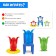 Playing the development of spatial thinking "Penguins and chairs"