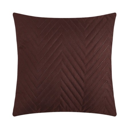 Decorative pillow and I, brown color, 40x40 cm, 100% p/e