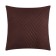 Decorative pillow and I, brown color, 40x40 cm, 100% p/e