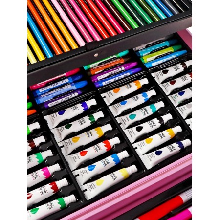 Set for drawing unicorn pink-5