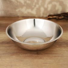 Stainless steel bowl, 6 l, d = 34 cm, thickness 0.4 mm