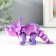 Souvenir-Antistress "Triceratops Terenty" 13.5x3.5x7.5 cm, lilac