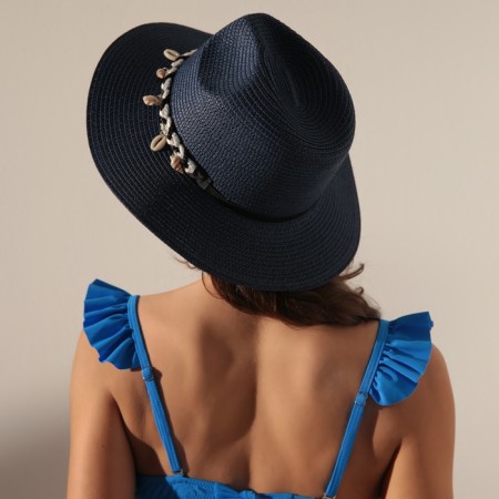 Women's hat minku Blue color, rr 56-58-6