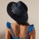 Women's hat minku Blue color, rr 56-58