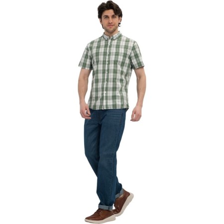 Men's shirt Lee Cooper Short Sleeve Check Shirt, size 46 rus-2