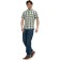 Men's shirt Lee Cooper Short Sleeve Check Shirt, size 46 rus
