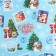 Double -sided craft paper "Mail Santa Claus", 70 x 100 cm, New Year