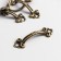 Handle for the casket Metal "Antik" bronze 4.6x1.3 cm