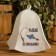 Bath hat "Fisherman by calling" with print, white