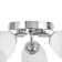 Catty Cutti Cello 5x40W E27 chrome 55x55x25 cm