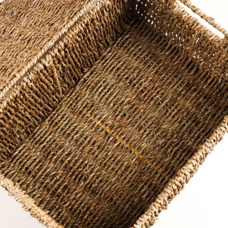 Basket with a lid, 43x30x20 cm, algae-5