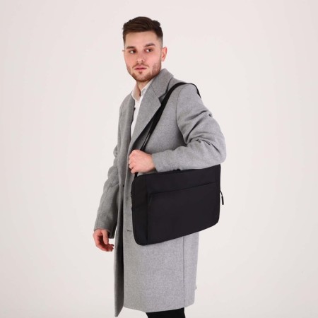 Laptop bag, black color-8