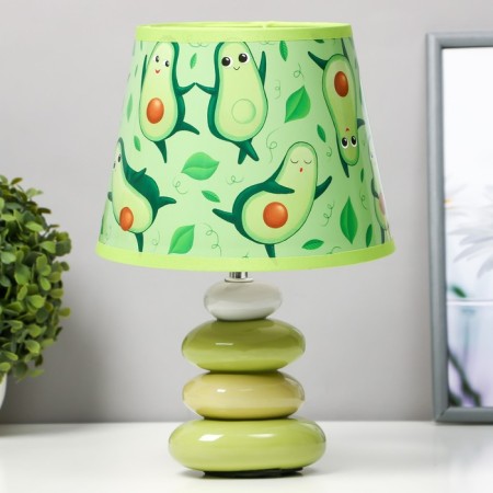 Board lamp "Avakado" E14 15W green 20x20x30 cm Risalux