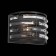 Sconces st. SL665.401.02. Chiarezza. 2x40 watts, E14, 27.5x19.2 cm, black color
