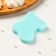 Silicone Mold "New Year's toe", 7 × 6 × 0.8 cm, the color is turquoise