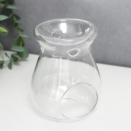 Aroma lamp glass "Vazon" transparent 9.5x8 cm