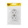 Two -seated Tot Glossy Glass, 16 a, hidden, with salary, glass, white