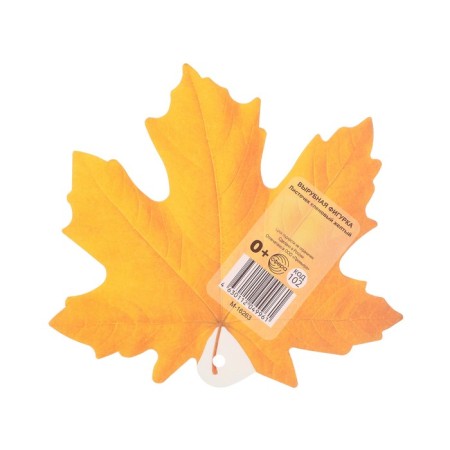 Poster "Mine Leaf" yellow, 10 x 11 cm-1