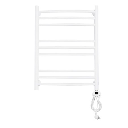 Domoterm electric heated towel rail "Calipso" P9, 500x700 mm, right, white matte-1
