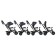 Three -haired bicycle Vivat 1, black color