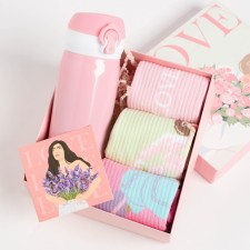 Gift set of thermos and socks 3 pairs of KAFTAN 