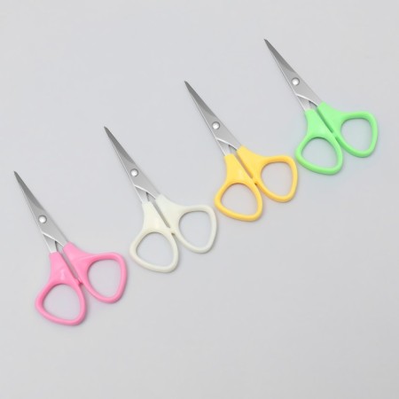 Scissors are manicure, straight, 10.5 cm, silver color/mix-2