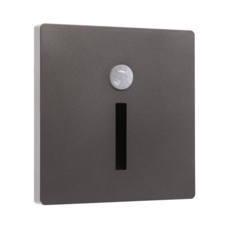 Built-in lamp for the stairs, NL-36, engine sensor, 1.5 W, 60 lm, 3000k, silver