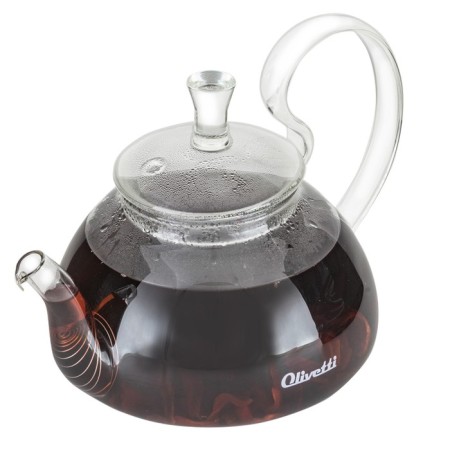 Hot teapot Olivetti Vetro GTK089, heat -resistant glass, 800 ml-1