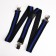 Adults adults, width 4 cm, black/blue color