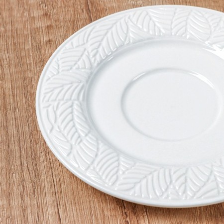 Tea couple Porcelain Magistro Crotone, 2 items: a 220 ml cup, a saucer d = 15 cm, white color-4