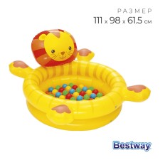 Basin of the inflatable “Leo”, 111 x 98 x 61.5 cm, with balls, 52261 Bestway