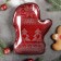 Serving dish "Santa Santa", 23 cm, red color