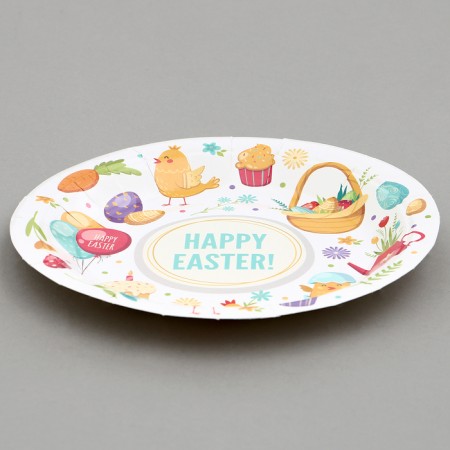 Paper plates "Light Easter", 6 pcs-1