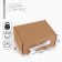 Gift folding box, packaging, “craft, white tape”, 22 x 16.5 x 10 cm