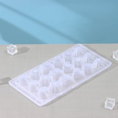Form for ice, 22 × 11 × 2 cm, 18 cells, color mix-4