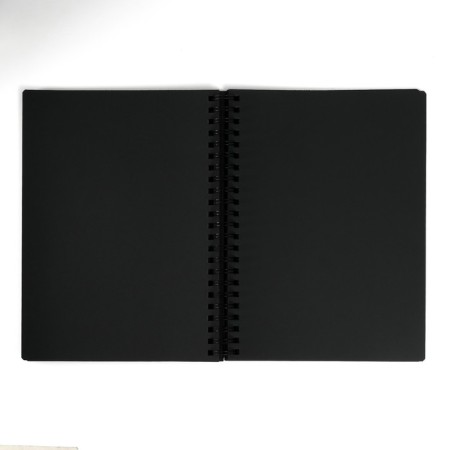 Photo album Brauberg Black Line, size 22x30 cm, 24 black sheets-11