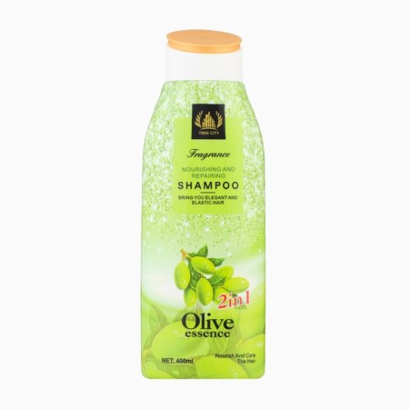 Hair shampoo, restoring, with olive extract, 400 ml