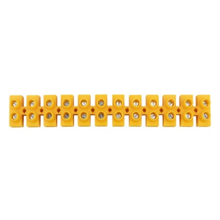 Klement screw block KV-12 4-12, current 16 A, polypropylene yellow rexant (10 pcs.-2