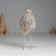 Polystone souvenir "A bird with a long beak, in the crown" 14x7x15 cm