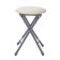 Folding stool on 4 supports TBSK2/1, ivory