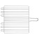 Grill grill Palisad Camping, 340x340x60 mm, volumetric, stainless steel