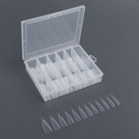The upper forms for building in a container, 120 pcs, almonds, color transparent color