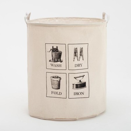 Textile Ethel basket "Wash & Dry", 45*55 cm-1