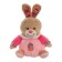 Soft toy "Bunny", 18 cm, pink color