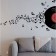 Sticker plastic interior color "musical plate" 60x30 cm