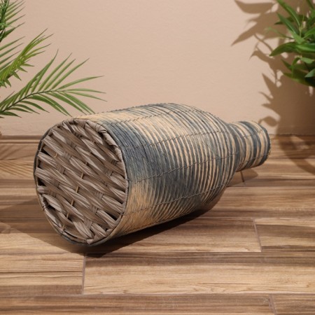 Vase wicker, floor 24x24x60 cm-3