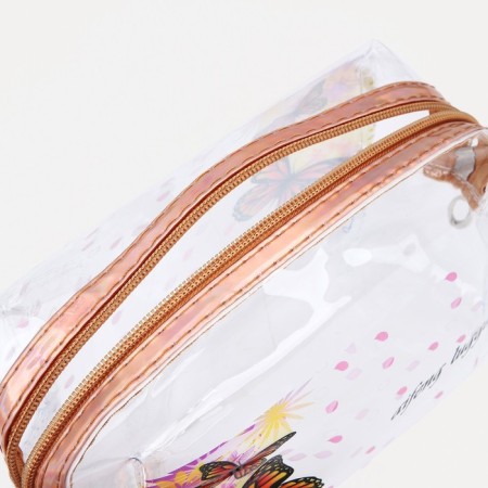 Lightning cosmetic bag, yellow color-2