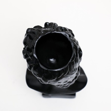 Kashpo - organizer "Bust David" black with gold, 9x17x8.5cm-4