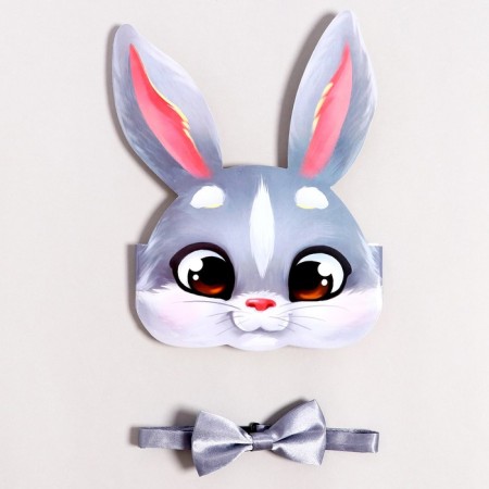Carnival set "Gray Bunny" (rim+ butterfly)-1