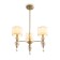 Freya FR5369CL-03BS RAise, 360x830 mm, E14, 3x40W, brass color, brass